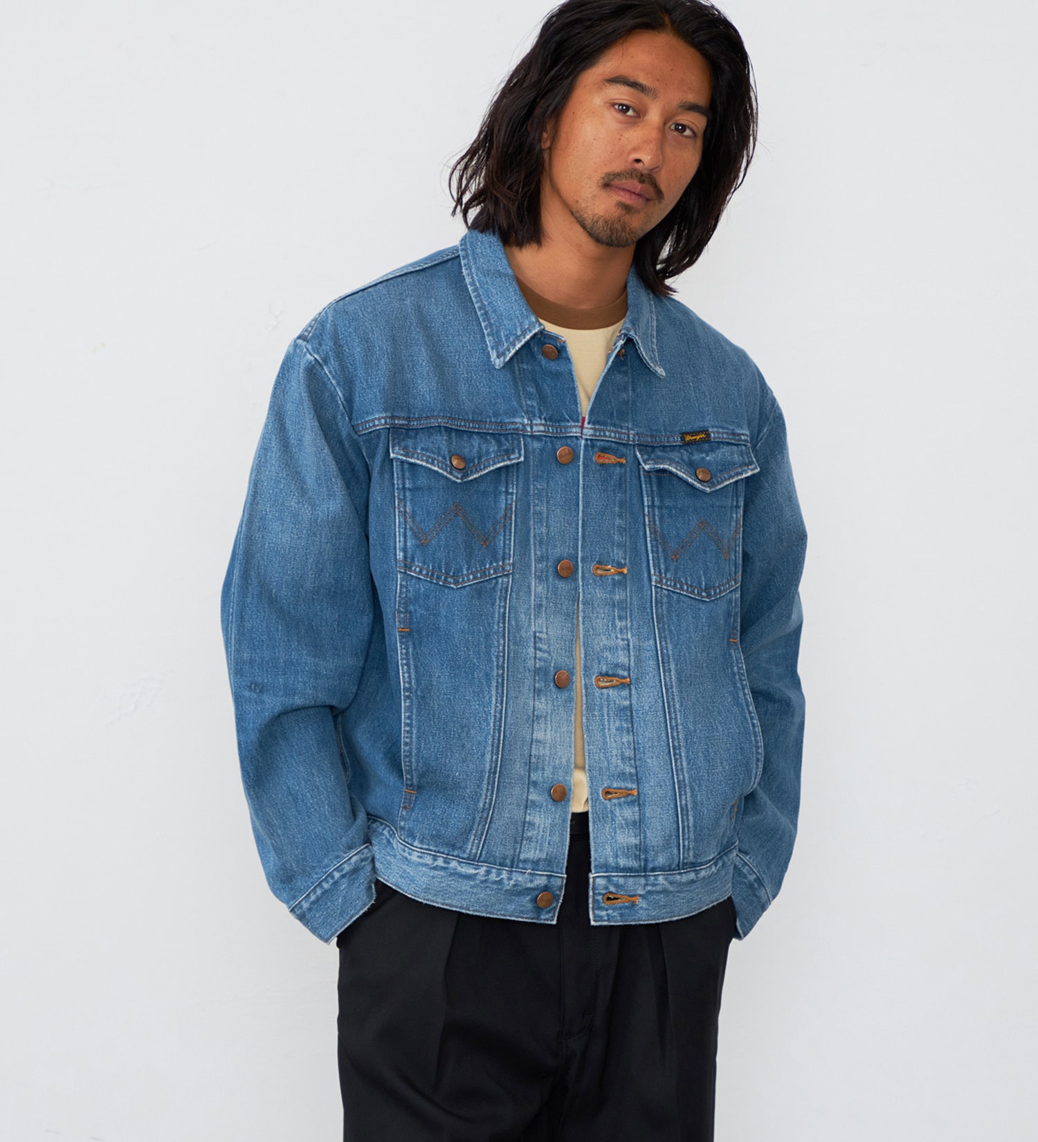 TRUCKER JACKET/デニムジャケット加工【4 ICONS】|Wrangler|ラングラー