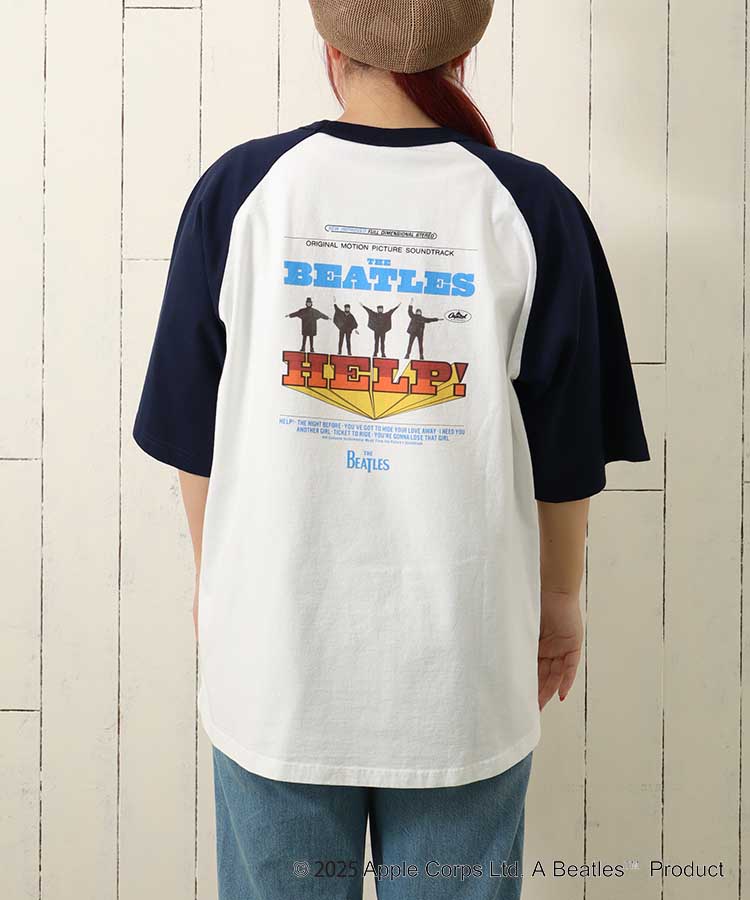 THE BEATLES HELPラグランTシャツ 半袖カットソー カットソー トップス