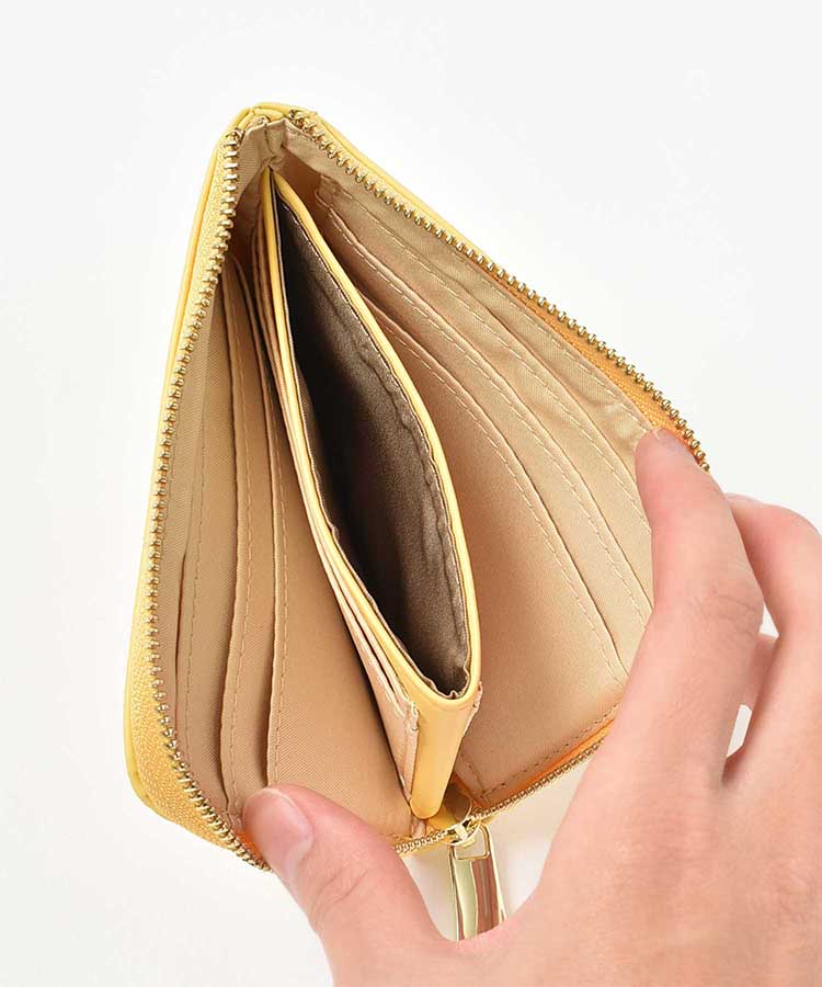 L字zipミニ財布 | Bleu Bleuet（ブルーブルーエ）公式通販