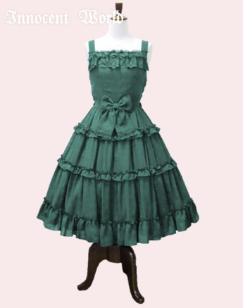 Innocent World Pearskin JSK [US free ship] - Dresses - Lace Market
