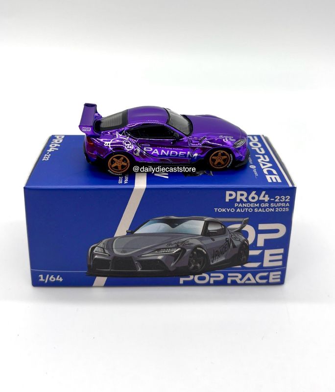 POP RACE Pandem GR Supra Purple Chrome Chase (PR64-232) | 2025