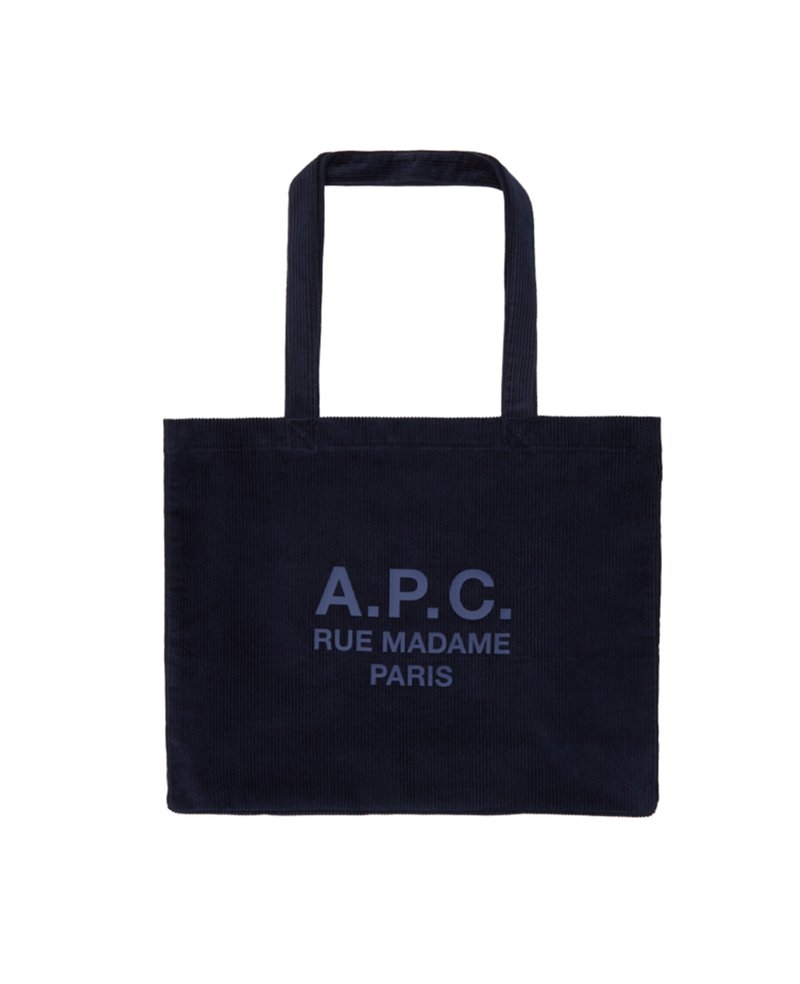 A.P.C. Diane Corduroy Rue Madame Tote Bag | Goodluck Bunch