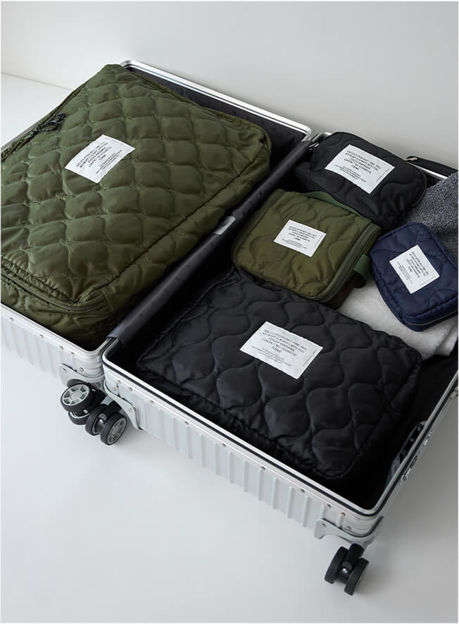 東原亜希 FORME 2023 フォルム QUILTING TRAVEL POUCH （Medium