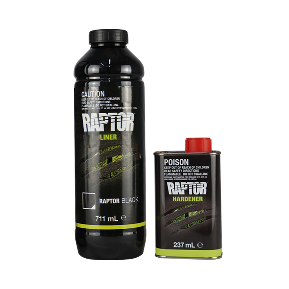U-POL Raptor Tough Protective Coating 1L Kit Black | eBay