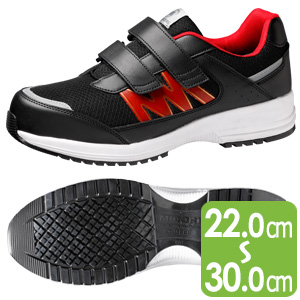 超軽量耐滑作業靴 WL－115 （バンドタイプ） ブラック | 【ミドリ