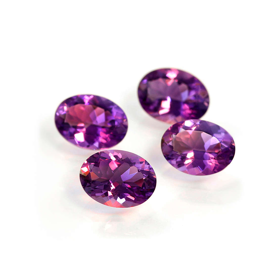 ビズー公式】アメジスト オーバルカット K18(18金) リング フラヴィ