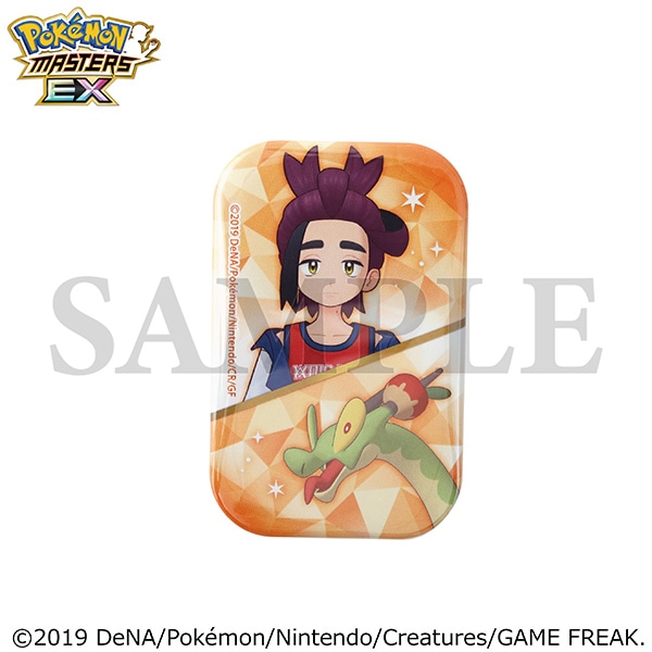 ポケモンマスターズ EX』 スクエア缶バッジ／スグリ＆カミツオロチ