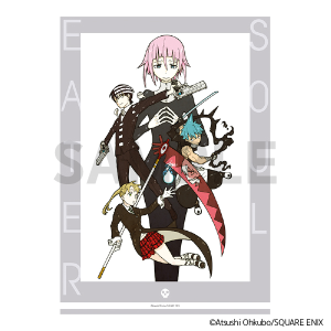 ソウルイーター展事後通販 トレーディングメタリックポストカード（全