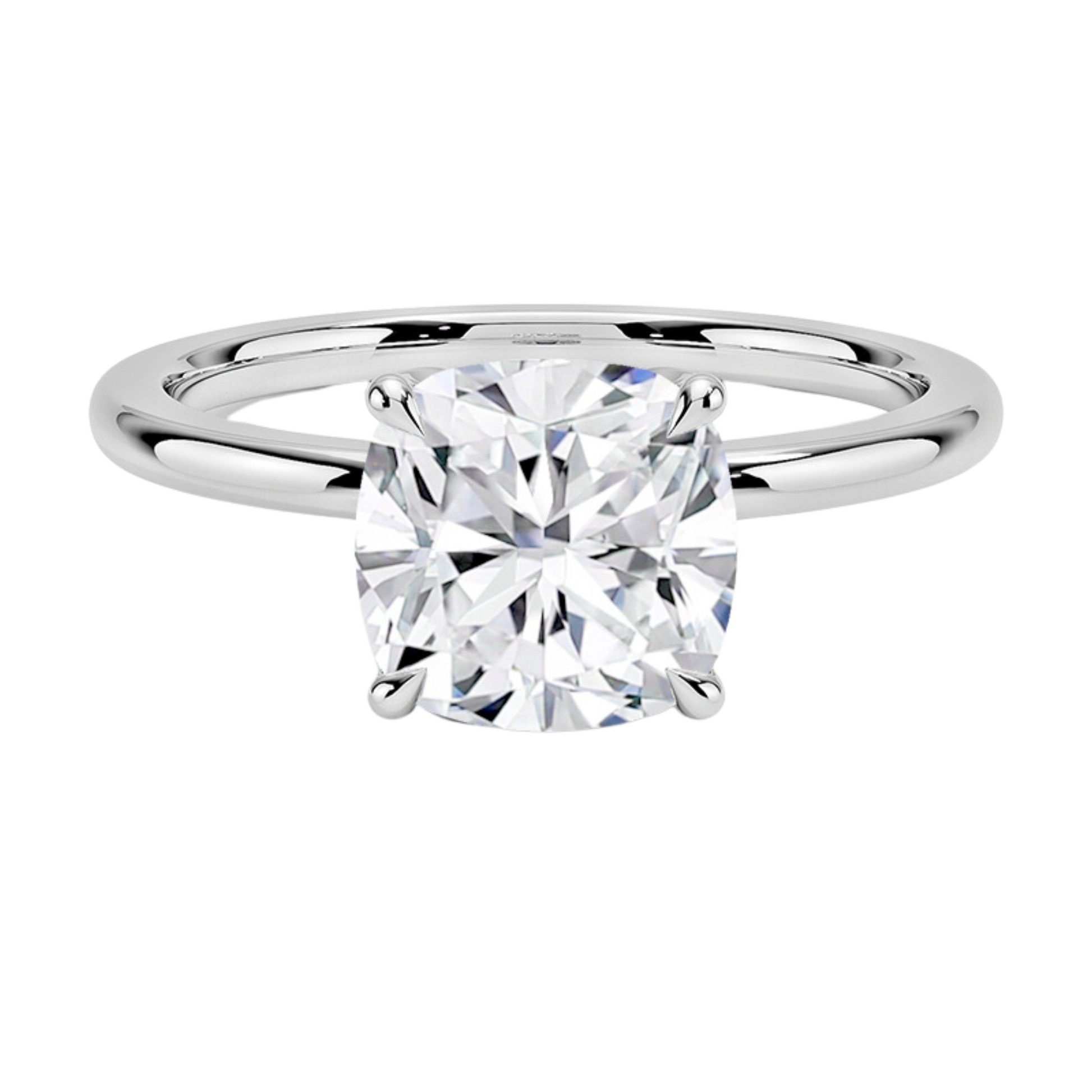 Kelly クッションカットソリティアリング | ラボグロウンダイヤモンド