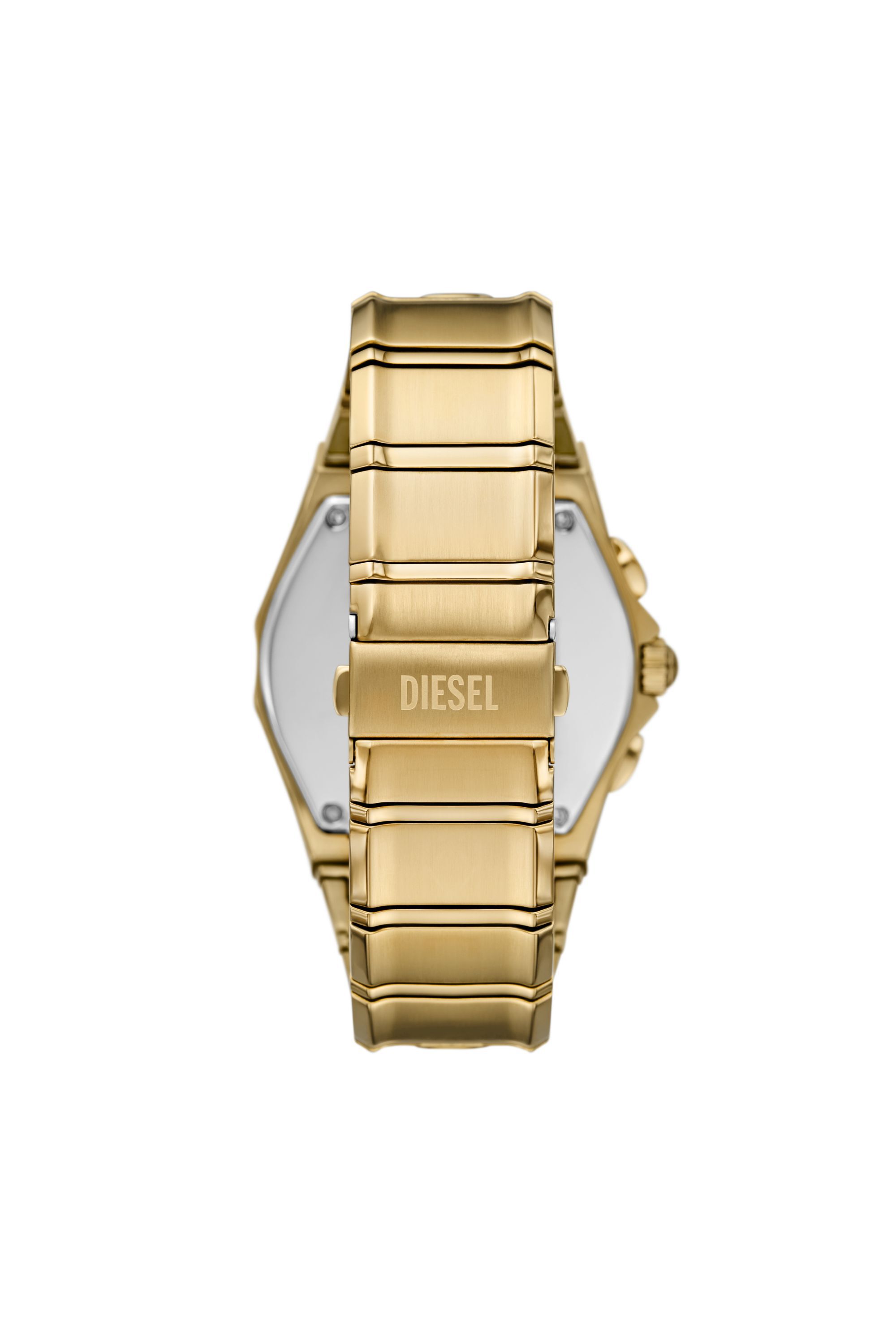 Men's D-Curve gold-tone stainless steel watch | Gold | Diesel