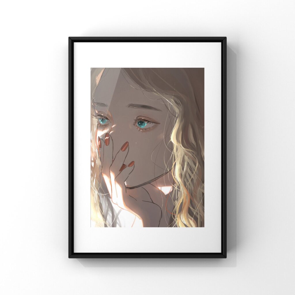 デジタルアート作品「光 respect to 急行2号」（凪）｜DiGARO -Digital