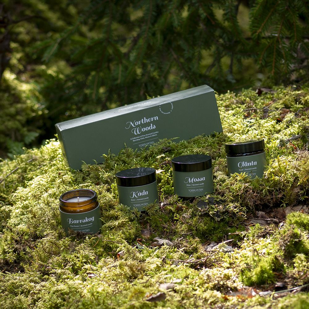北欧アロマキャンドル【全部試せる4種類セット】「北欧の森」by