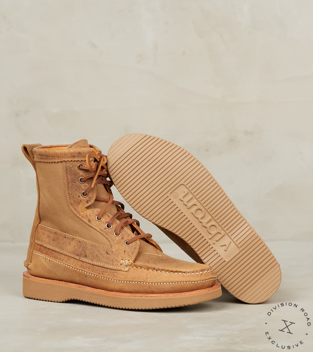 EasyMoc x DR Rangeley Boot DB - Vibram 2060 - CFS Brandy Waxed