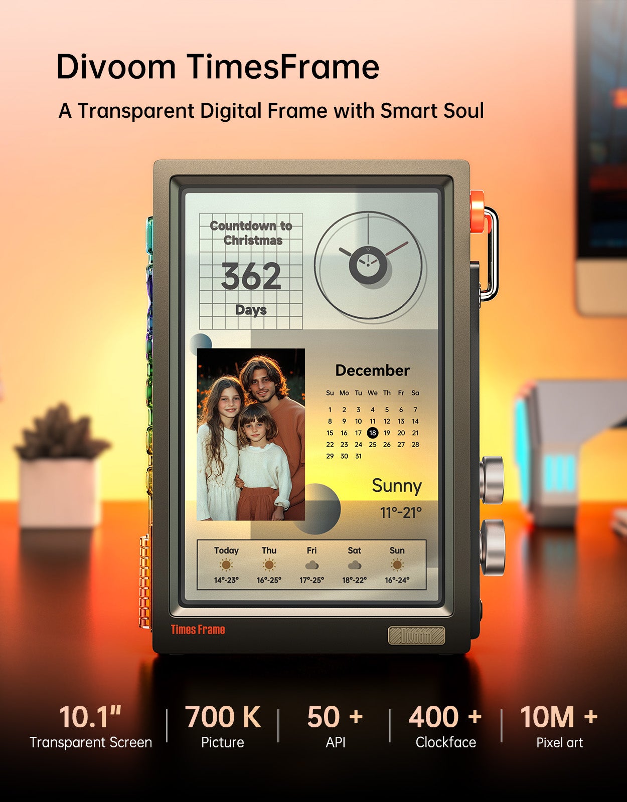 Divoom Times Frame Digital Picture Frames
