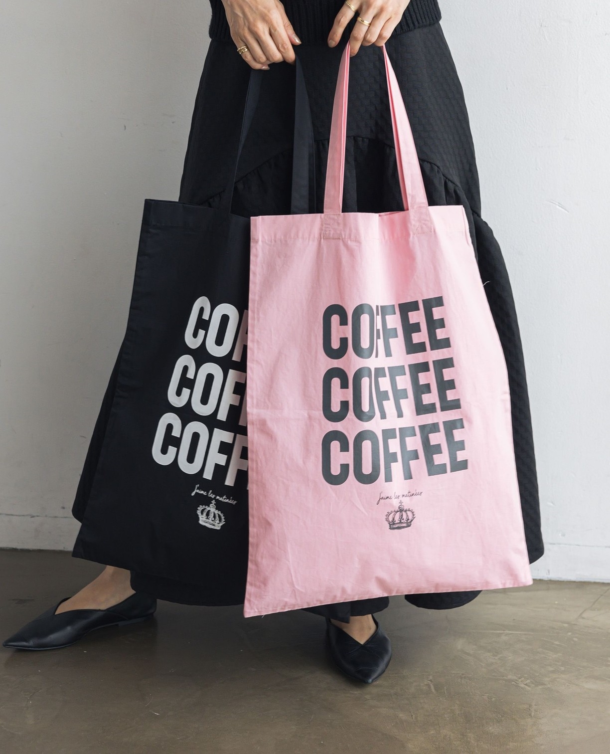 See she me】コーヒートートバッグ(F(FREE)/8 ピンク): ナラカミーチェ