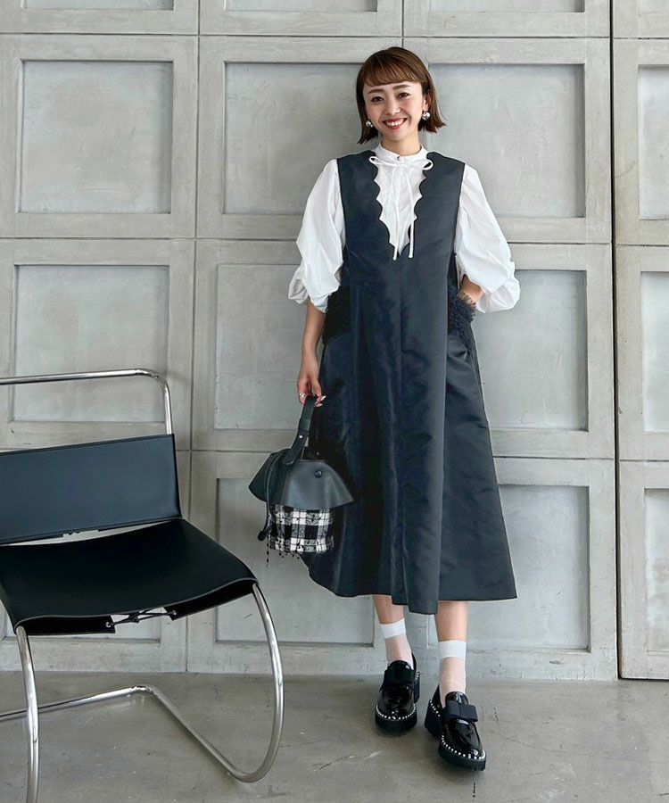 パールリボンローファー[C]