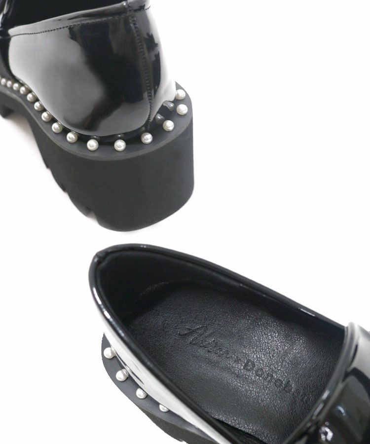 パールリボンローファー[C]