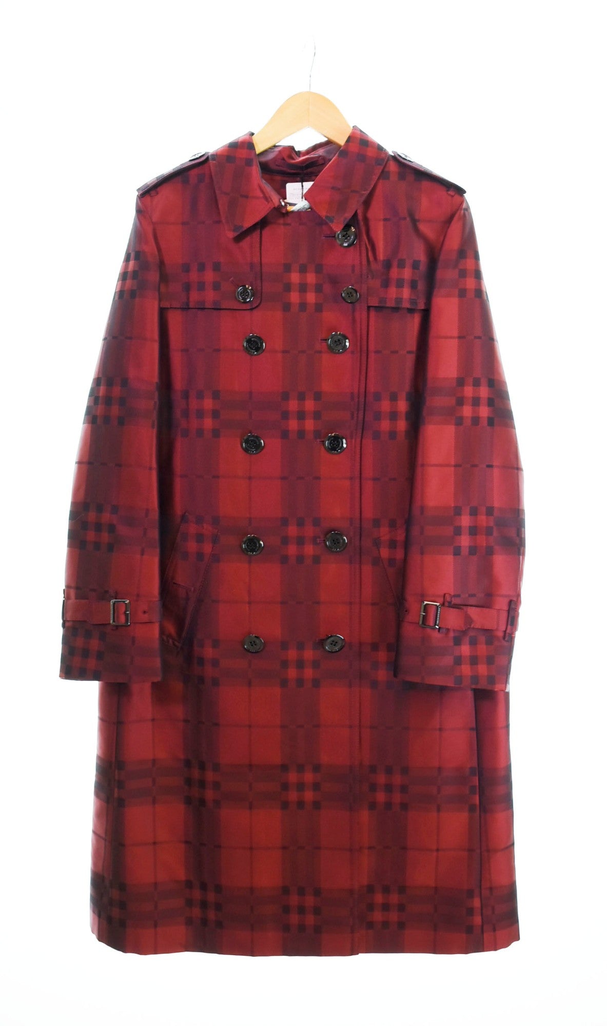 バーバリー BURBERRY LONDON トレンチコート 赤 FR794-064-18