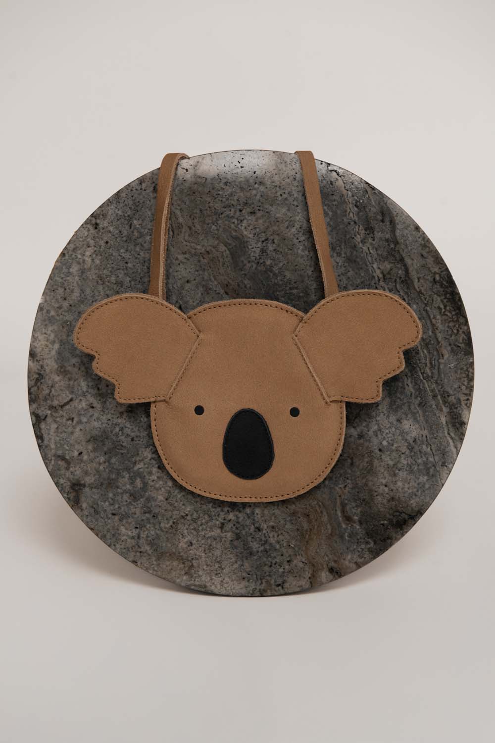 Britta Classic Purse | Koala | Truffle Nubuck – Donsje Amsterdam