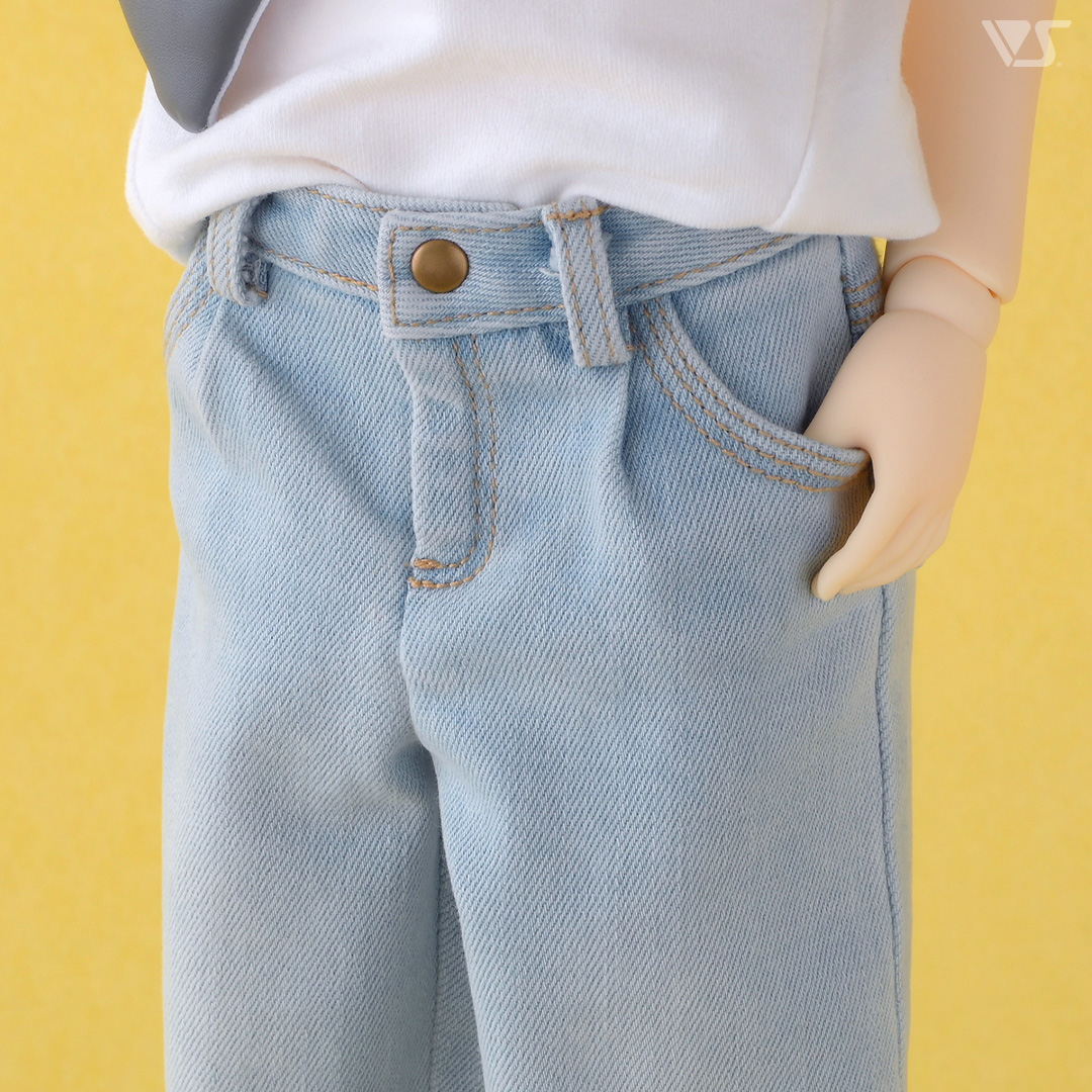 ワイドデニムパンツ（ライトブルー） | ボークス公式 ドルフィー