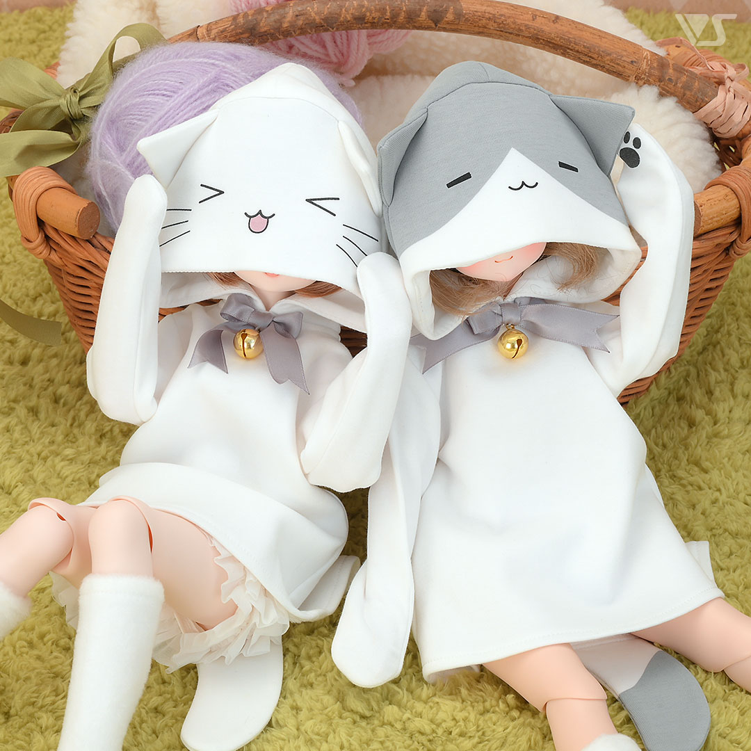 ハッピー白ねこパーカー・ミニ | ボークス公式 ドルフィーオンラインストア