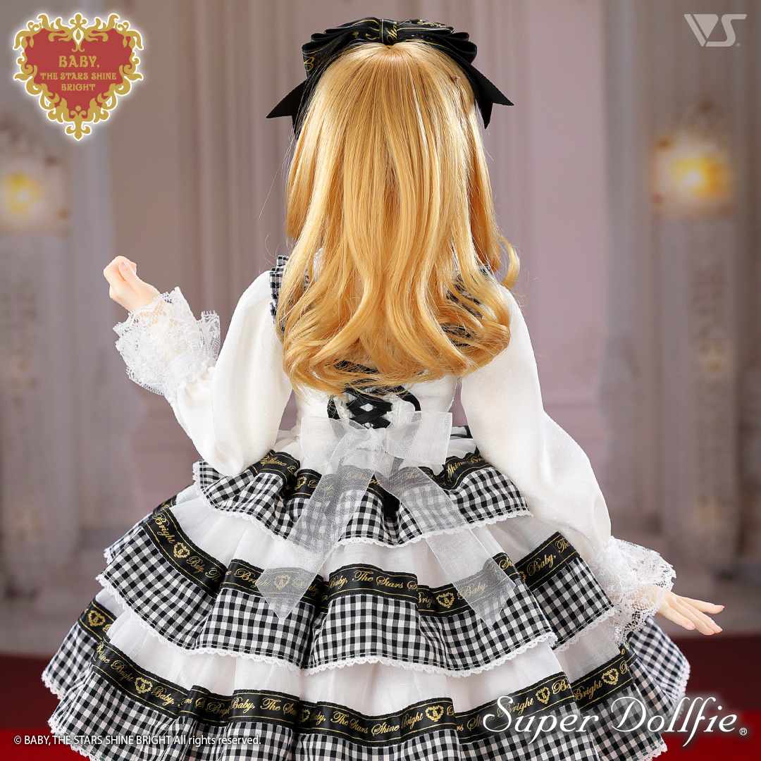 Sweet Best Wishes ジャンパースカート（黒×オフ白）コーデ」セット