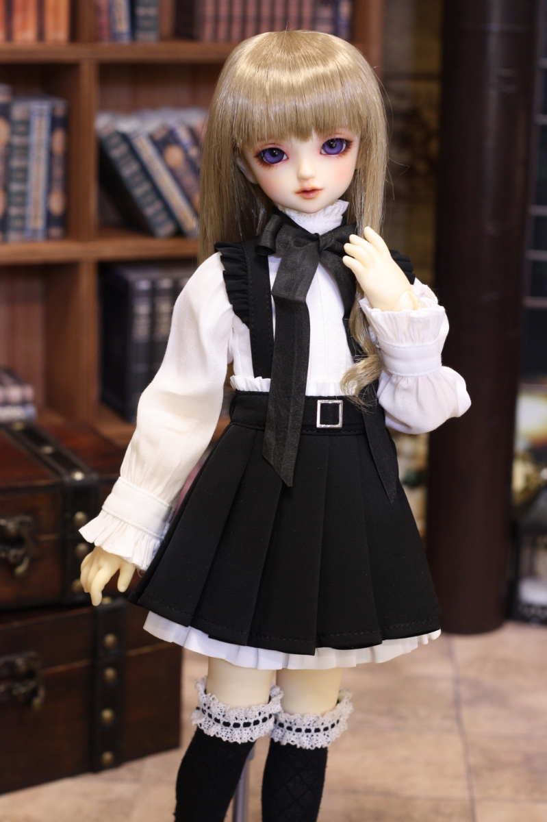 サスペンダー付きスカート（黒）・ミニ | ボークス公式 ドルフィー