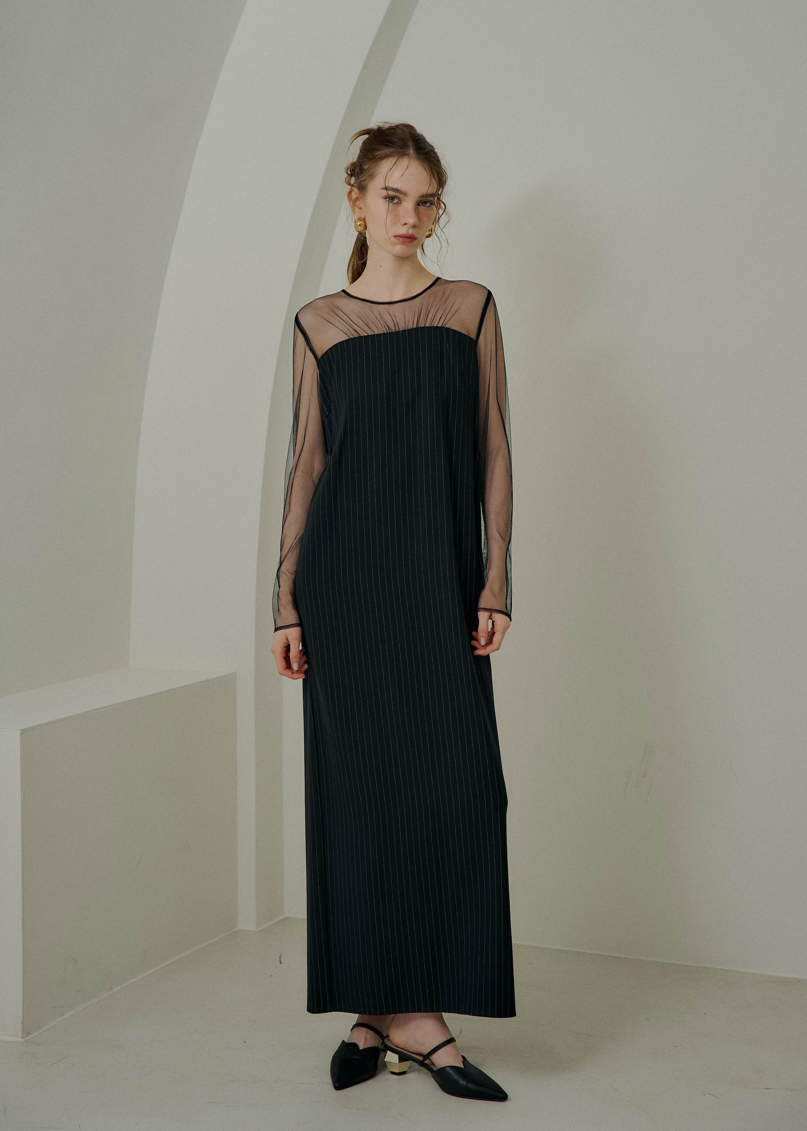 Wavy frill bustier stripe dressのドレス|Dorry Doll / LE'RURE