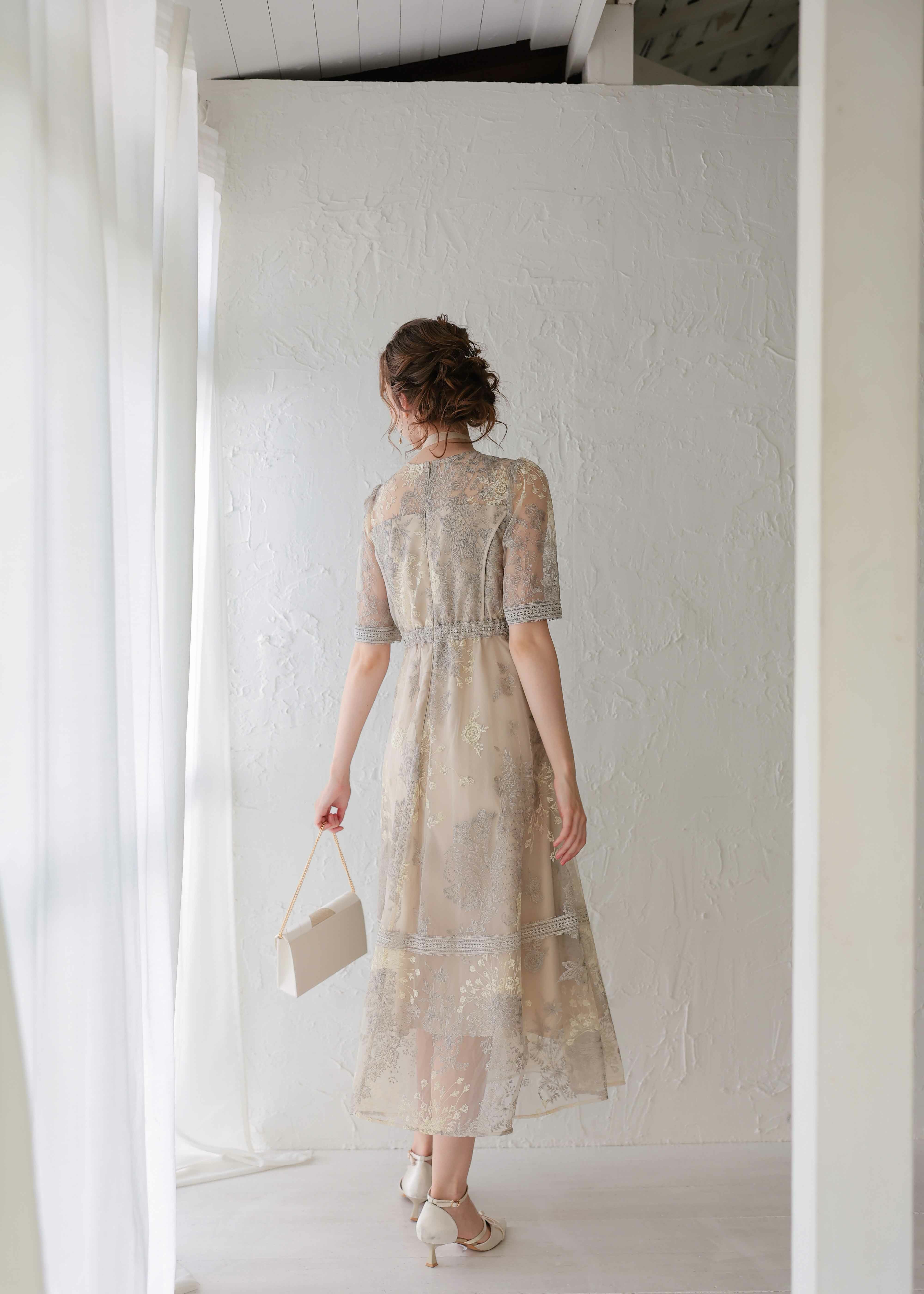 ラダーレースドレス|DorryDoll