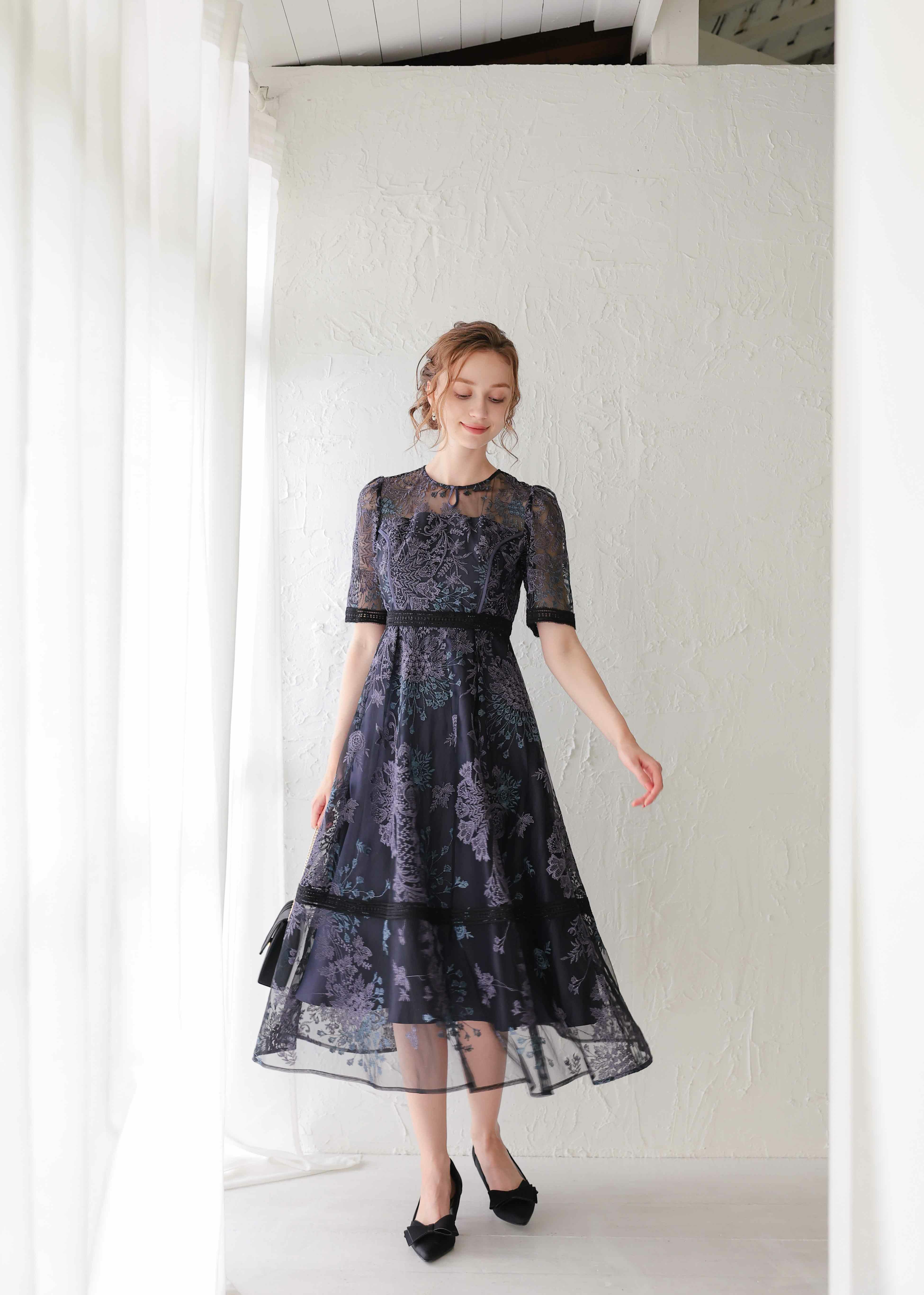 ラダーレースドレス|DorryDoll