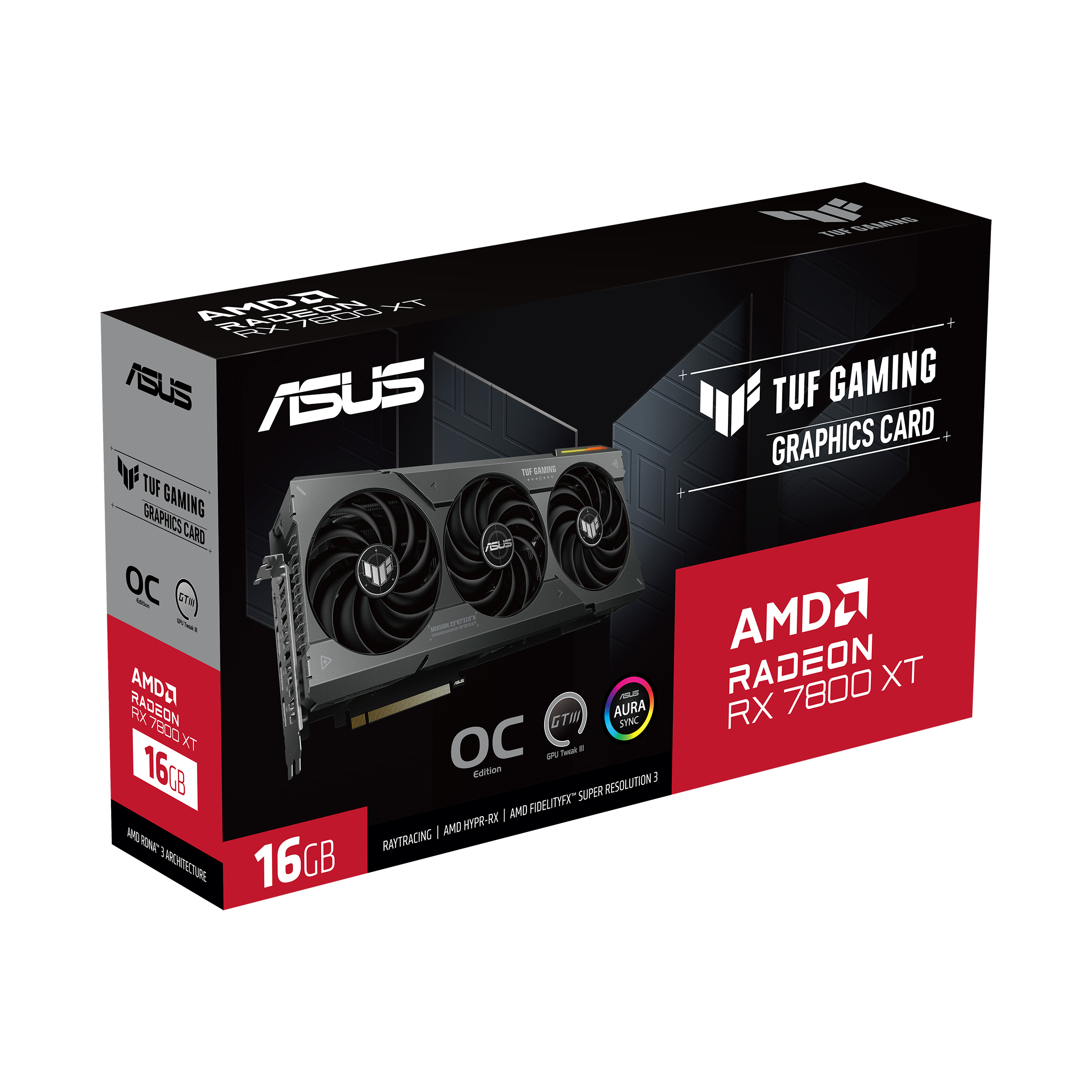 ASUS TUF Gaming Radeon RX 7800 XT OC Edition 16GB GDDR6 | Graphics