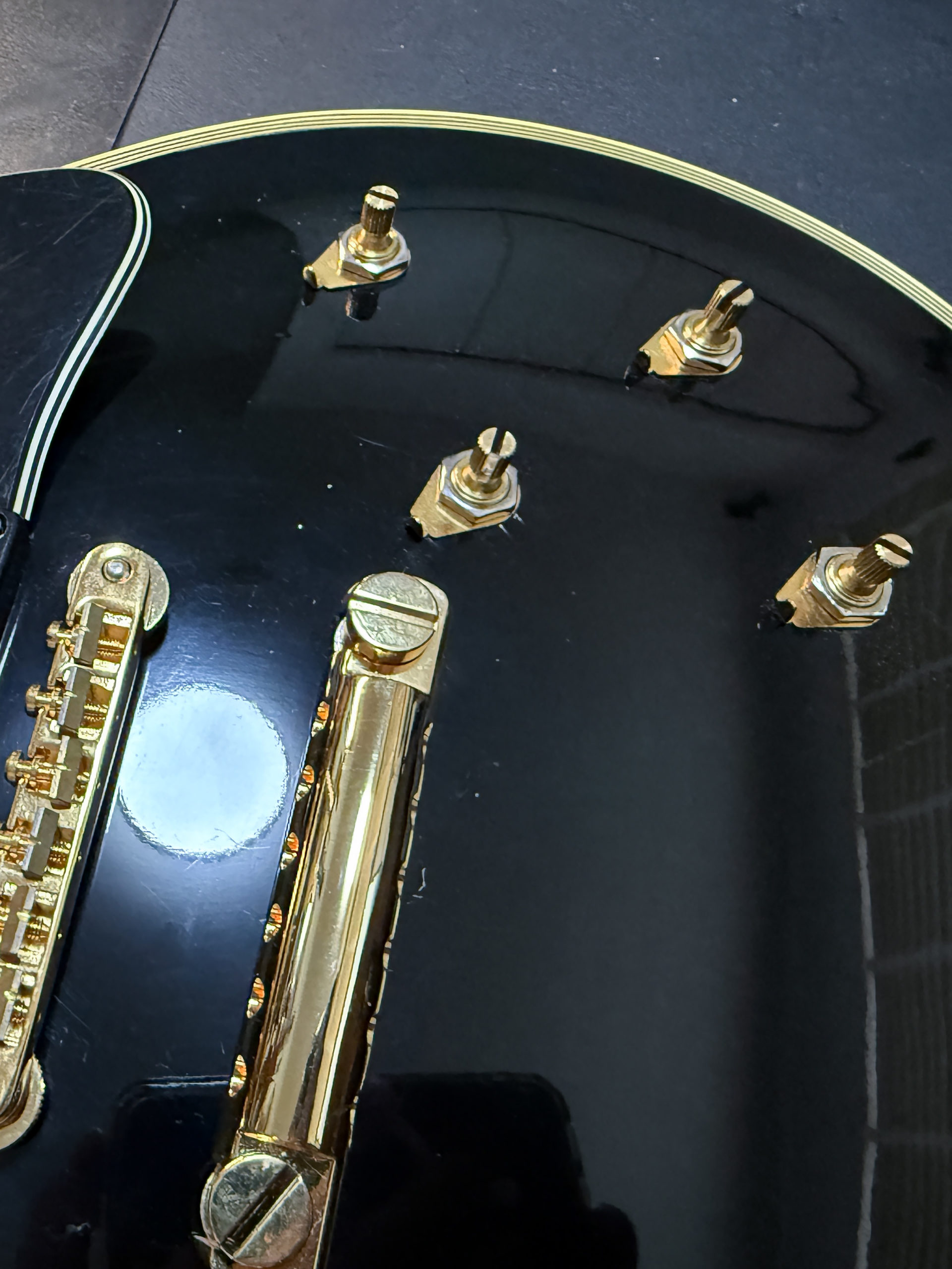 Greco EGC Les Paul Custom (Ebony Black Around 1990 Made In Japan