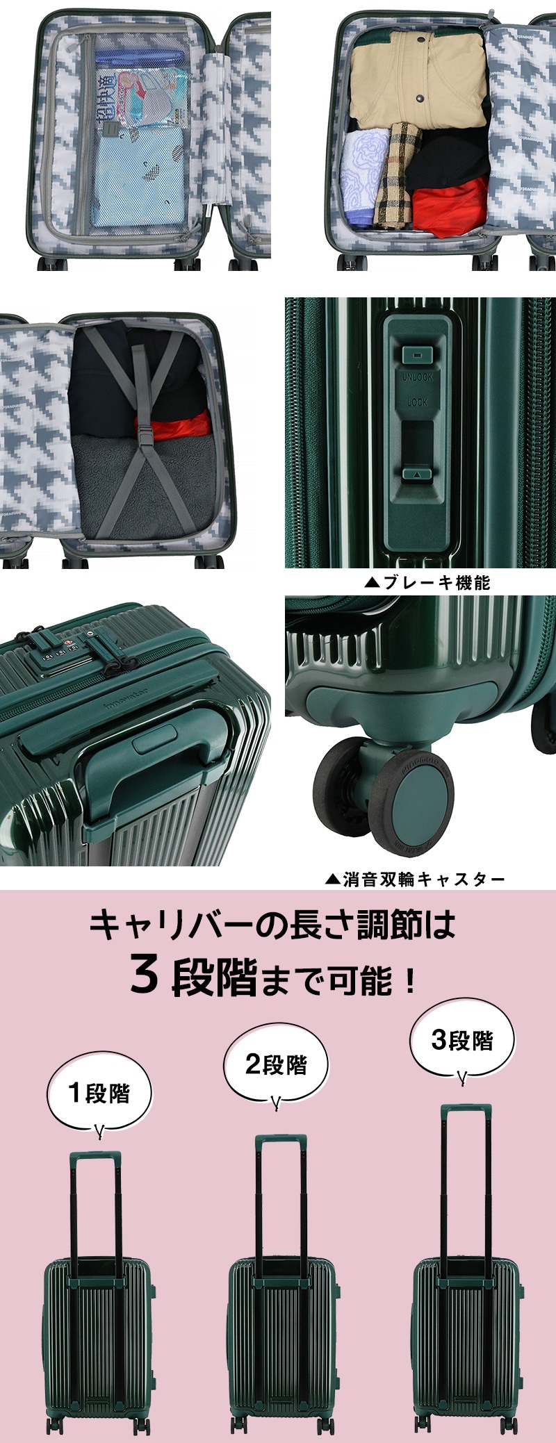 dショッピング |イノベーター innovator (鏡面) スーツケース キャリー