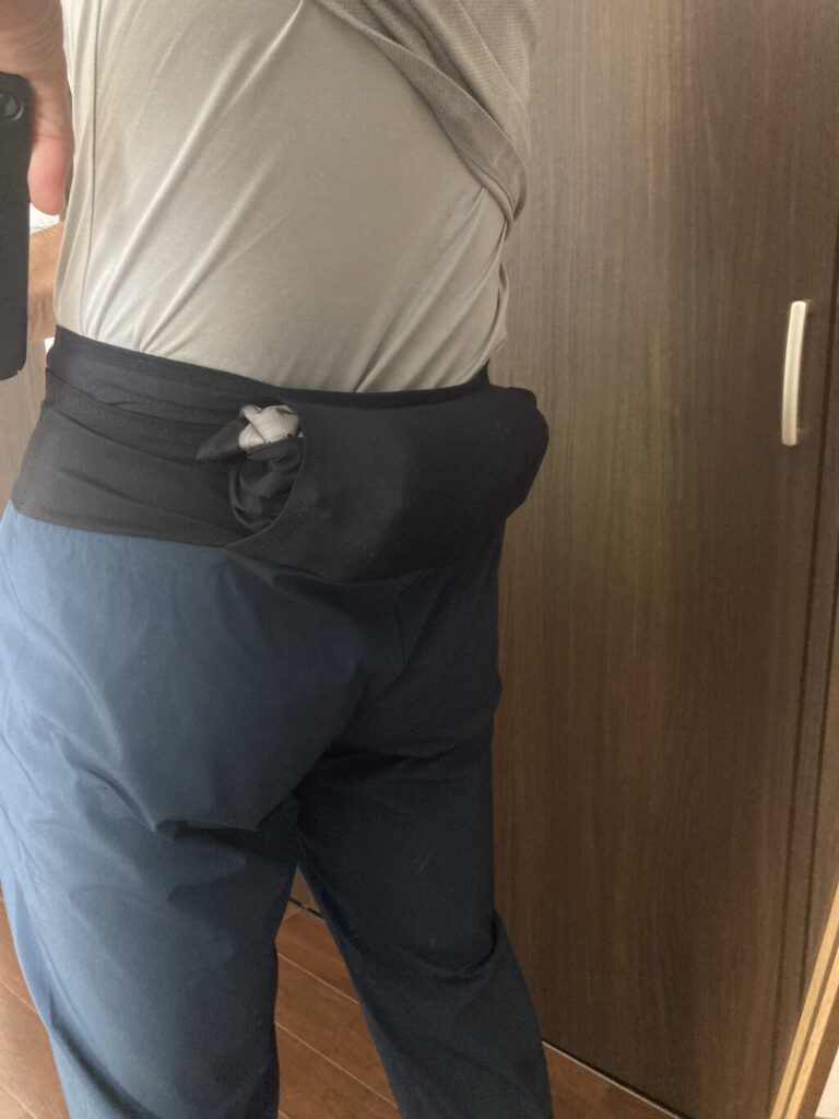 バーブライトランニングパンツをレビュー！収納力抜群！街からトレラン