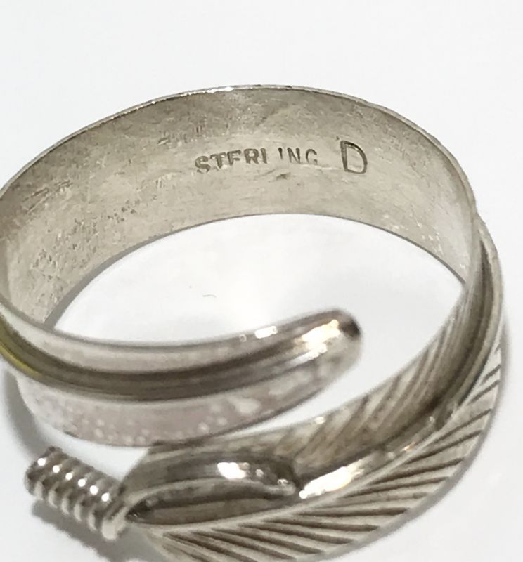 INDIAN JEWELRY NAVAJO族 FEATHER RING SILVER/ナバホ族 フェザー