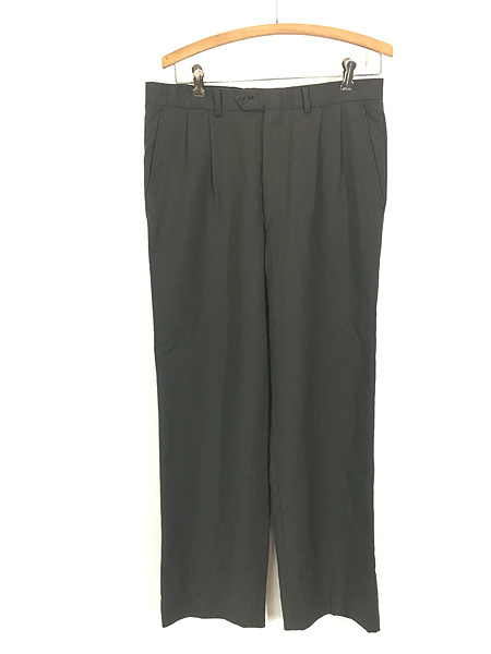 古着 80s Italy製 Christian Dior 2タック ウール スラックス パンツ