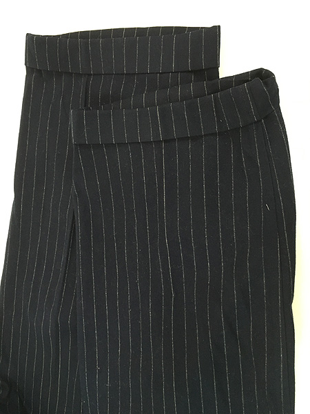 古着 90s Polo Ralph Lauren ストライプ ウール タック ワイド