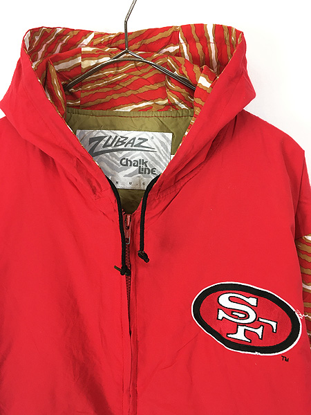 古着 90s USA製 ZUBAZ × Chalk Line NFL San Francisco 49ers