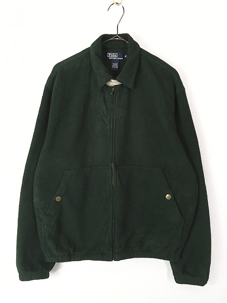 古着 90s Polo Ralph Lauren ワンポイント ソリッド フリース
