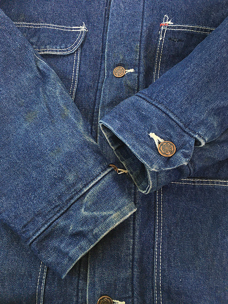 古着 70s USA製 BIG BEN ブランケット ライナー 濃紺 デニム ワーク