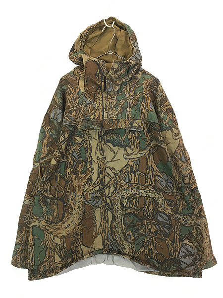 古着 90s Prestage リアルツリー リーフ カモ 迷彩 コットン