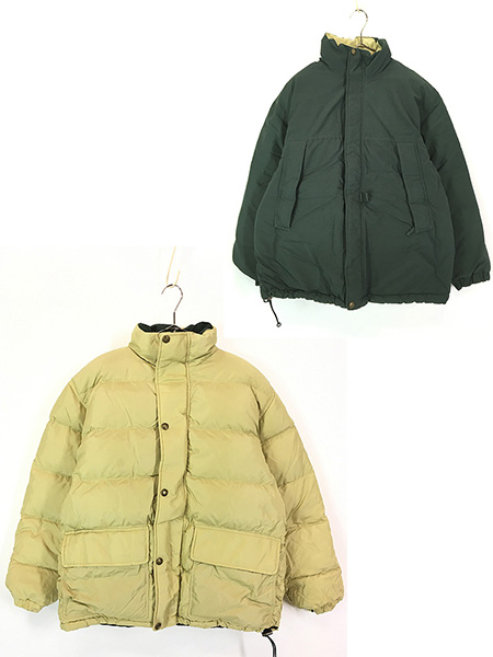 古着 90s WoolRich 60/40クロス × 軽量 ナイロン シェル リバーシブル