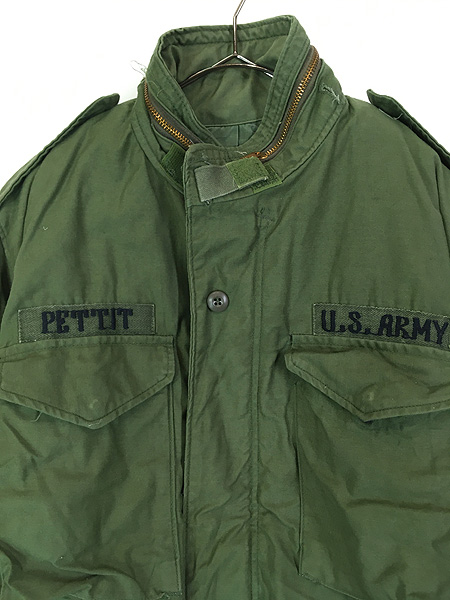 古着 80s 米軍 US ARMY M-65 ミリタリー フィールド ジャケット S位 美