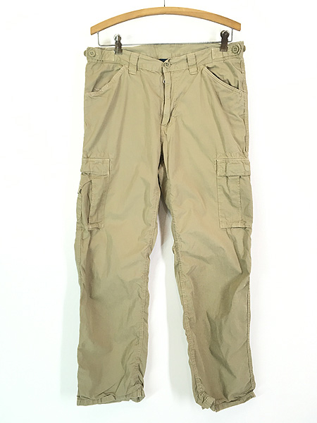 古着 Polo Ralph Lauren ミリタリー タイプ カーゴ パンツ カーキ W33
