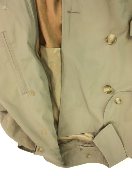 古着 80s USA製 Brooks Brothers ダブルブレスト トレンチ コート