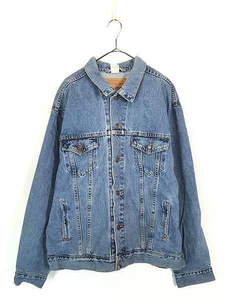 古着 90s Levi's 70507-0389 ワイドシルエット ブルー デニム