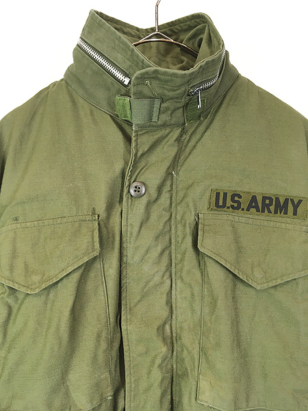古着 60s 米軍 US ARMY M-65 2nd 「グレーライナー」 アルミジップ