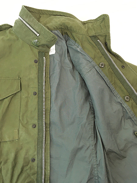 古着 60s 米軍 US ARMY M-65 2nd 「グレーライナー」 アルミジップ