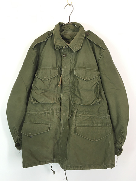 古着 50s 米軍 US ARMY M-51 初期型 ヘビー コットンサテン ミリタリー