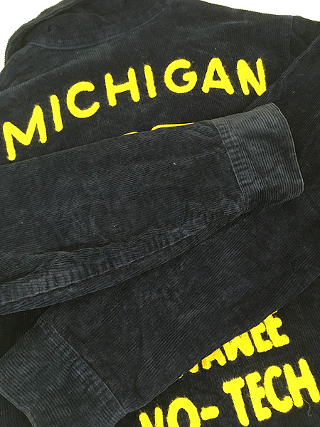 古着 00s- 「MICHIGAN」 豪華 チェーン 太畝 コーデュロイ FFA